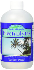 Closeup of Eidon Electrolytes label highlighting natural ingredients.
