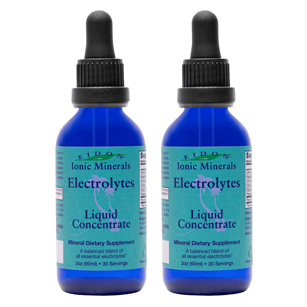 Eidon Electrolytes liquid bottle pour enhances hydration balance during workouts.