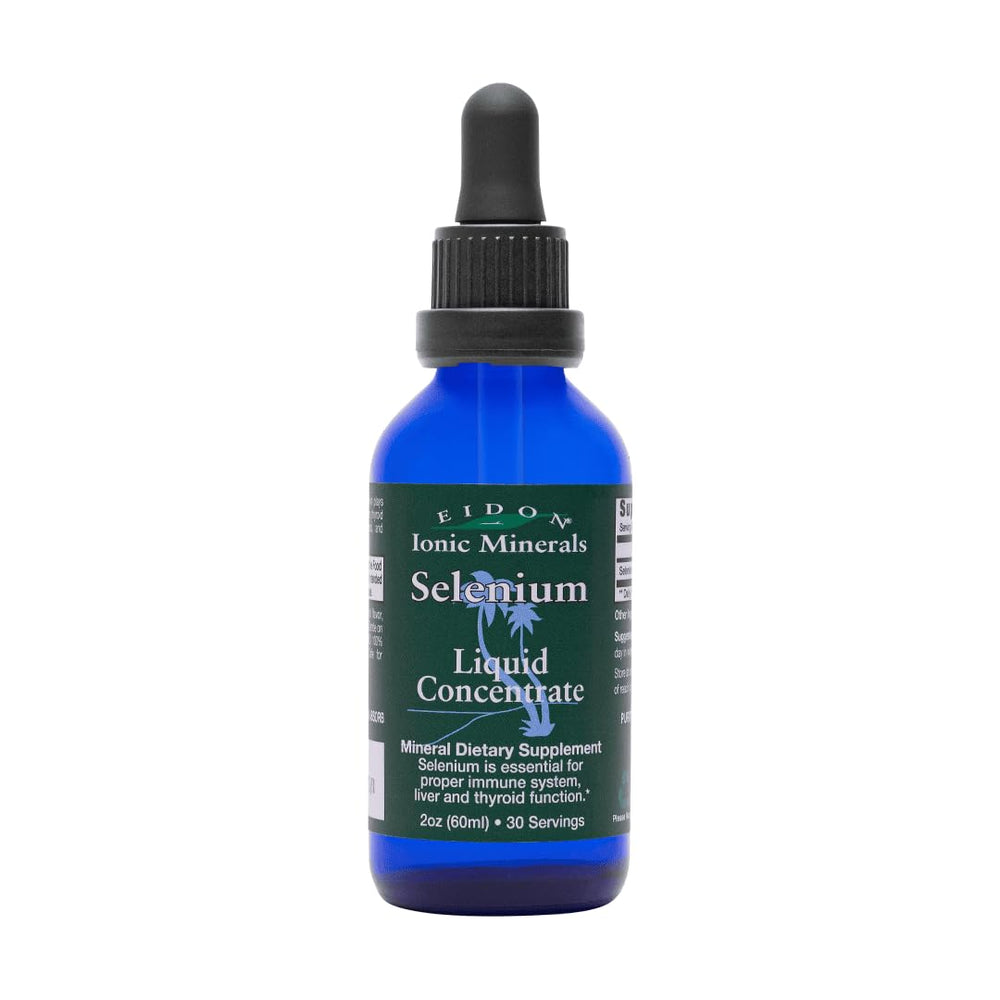 Eidon Ionic Minerals liquid selenium bottle for daily enzyme activation support