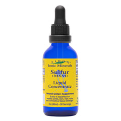 Eidon Ionic Minerals sulfur concentrate bottle ready for daily use and skin support