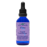 Eidon Ionic Minerals Zinc bottle with liquid drops for daily immune and skin support.