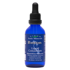 Eidon Liquid Boron Drops bottle for easy daily mineral balance.
