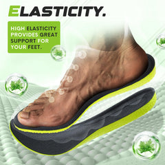 EIMOCS shock-absorption insoles with 3D honeycomb cushion reduce impact on knees