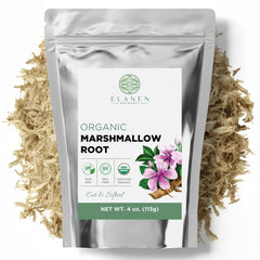 Elanen Naturals marshmallow root cut and sifted for bulk tea purposes