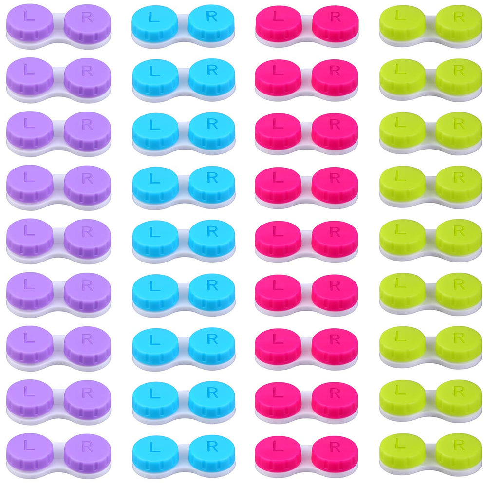 Elcoho blue left lens case with L/R labeling for easy identification.