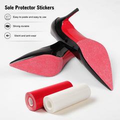 Eldosilk crystal shoe protector guard adds anti-scratch defense for high end heels