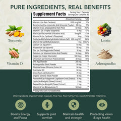 Elements of Life vegan gluten-free label emphasizes organic ingredients