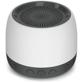 Elesories white noise machine front view for calming sleep and focused work at home