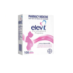 ELEVIT iodine tablet bottle for daily prenatal nutrition support.