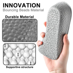 Elfzone insoles on foot reveal arch contour for daily comfort.