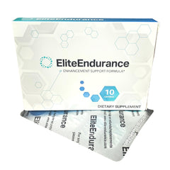 EliteEndurance capsule closeup showing a dense formula for daily stamina support.
