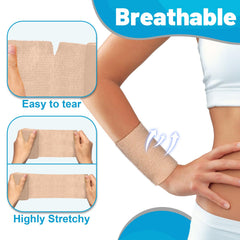 Elzrghs easy-tear design requires no tools for wrapping.
