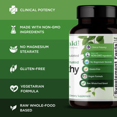 Emerald Labs B-Healthy methylated folate close-up shows premium nutrient form.