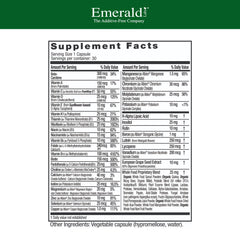 Emerald Labs Complete 1-Daily Multi capsules close-up for simple daily intake.