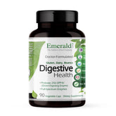 Emerald Labs Digestive Health bottle front showing label and capsules for gut support.