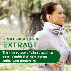 Label shows 40% ellagic acid content from pomegranate extract.