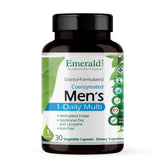Emerald Labs Men's 1 Daily Multi bottle front additive-free vitamins for daily wellness
