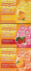 Emergen-C 1000 mg Super Orange drink mix packets for a refreshing daily boost