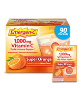Emergen-C 1000mg vitamin C powder bottle for easy daily immune support.