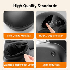 Emicool Foot Massager ergonomic wrap design hugs feet for precise care.