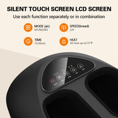 Emicool Shiatsu Foot Massager delivers deep kneading to target tired arches.