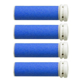 Emjoi Micro-Pedi refill rollers in extra coarse blue for smoothing rough feet