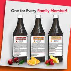 Emulsion de Escocia cod liver oil for kids with orange flavor supports daily nutrition.
