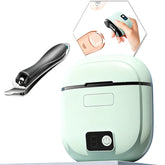 EMWEYKE Electric Nail Clipper with LED light aids precise trimming at home.