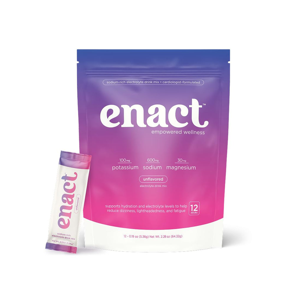Enact Hydration bottle pour shows convenient, on-the-go electrolyte refresh.