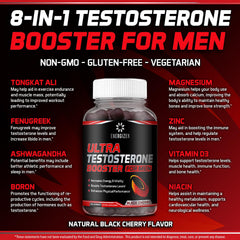 Energizen 8in1 capsules closeup showing natural ingredients for energy support.