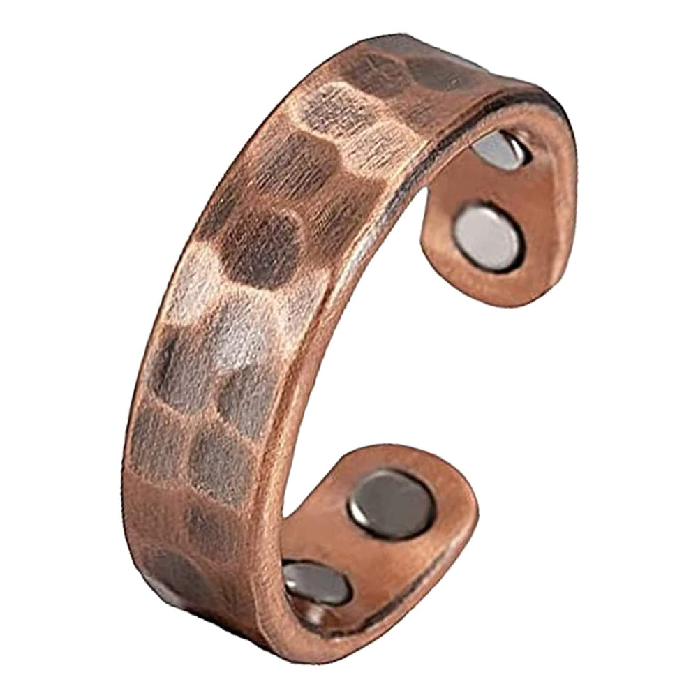 EnerMagiX copper ring close-up showing pure copper and finish for daily wear