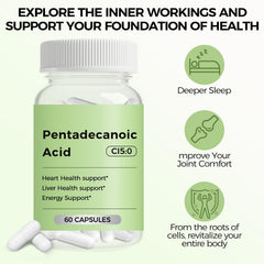 Engtozl Pentadecanoic Acid cap open demonstrates easy daily dosing.