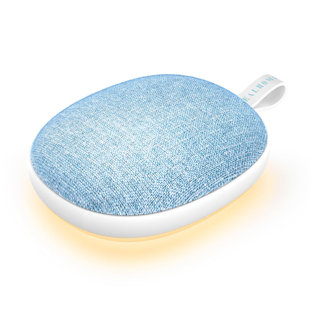 Enhanlife portable white noise sound machine front view, travel-friendly sleep companion