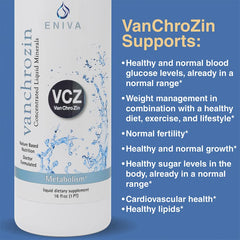 Eniva Health VANCHROZIN 1-teaspoon serving promotes simple dosing routine