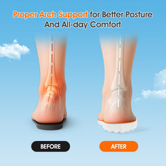 ENLOPQ 4D breathable honeycomb design keeps feet fresh and dry