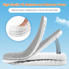 ENLOPQ memory foam cushioning insole provides soft support underfoot
