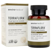 Enviromedica Terraflora Daily Care bottle front shows easy daily gut support.