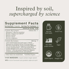 Terraflora Daily Care label close-up emphasizes shelf-stable convenience.