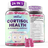 EnvyCure cortisol gummies bottle front view for easy daily stress support.