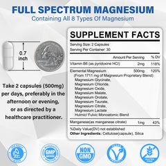 EnvyCure Magnesium Complex capsules close-up highlighting sleep support