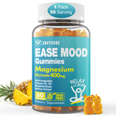 EnvyCure sugar-free magnesium gummies bottle for calm, restful evenings.