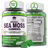 EnvyDeal Sea Moss Gummies 2-pack bottle shot for daily immune support