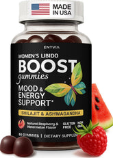 Enyvia female libido gummies bottle for daily use supporting balance and mood.