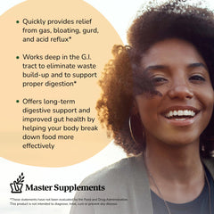 ENZALASE bottle signaling colon cleanse support for GI prep