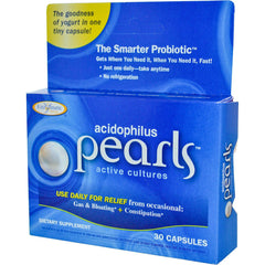 Enzymatic Therapy Acidophilus Pearls bottle for daily gut support.