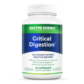 Enzyme Science Critical Digestion bottle front view highlighting high-potency digestive support.