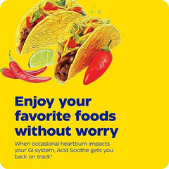 Enzymedica Acid Soothe herbal blend visual underscores gut comfort