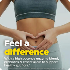 Enzymedica Candidase label view showing clear ingredient notes and Thera-blend enzyme technology