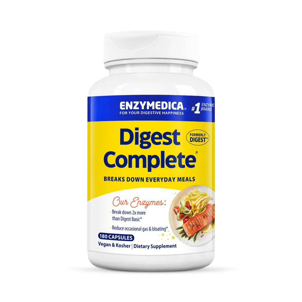 Enzymedica Digest full range bottle for daily digestive support and easy capsules