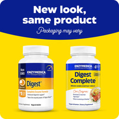 Enzymedica Digest full-range capsules out, convenient daily enzyme aid